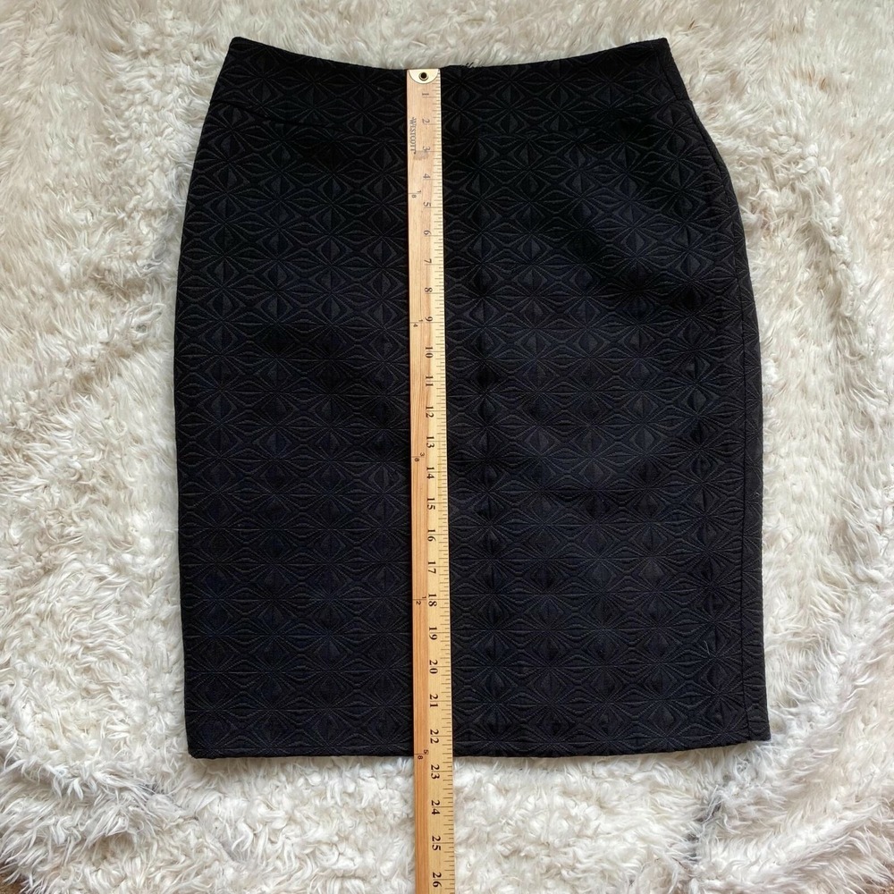 Cynthia Rowley Skirt Womens 6‎ Textured Pattern Pencil Career Classic - Picture 6 of 7